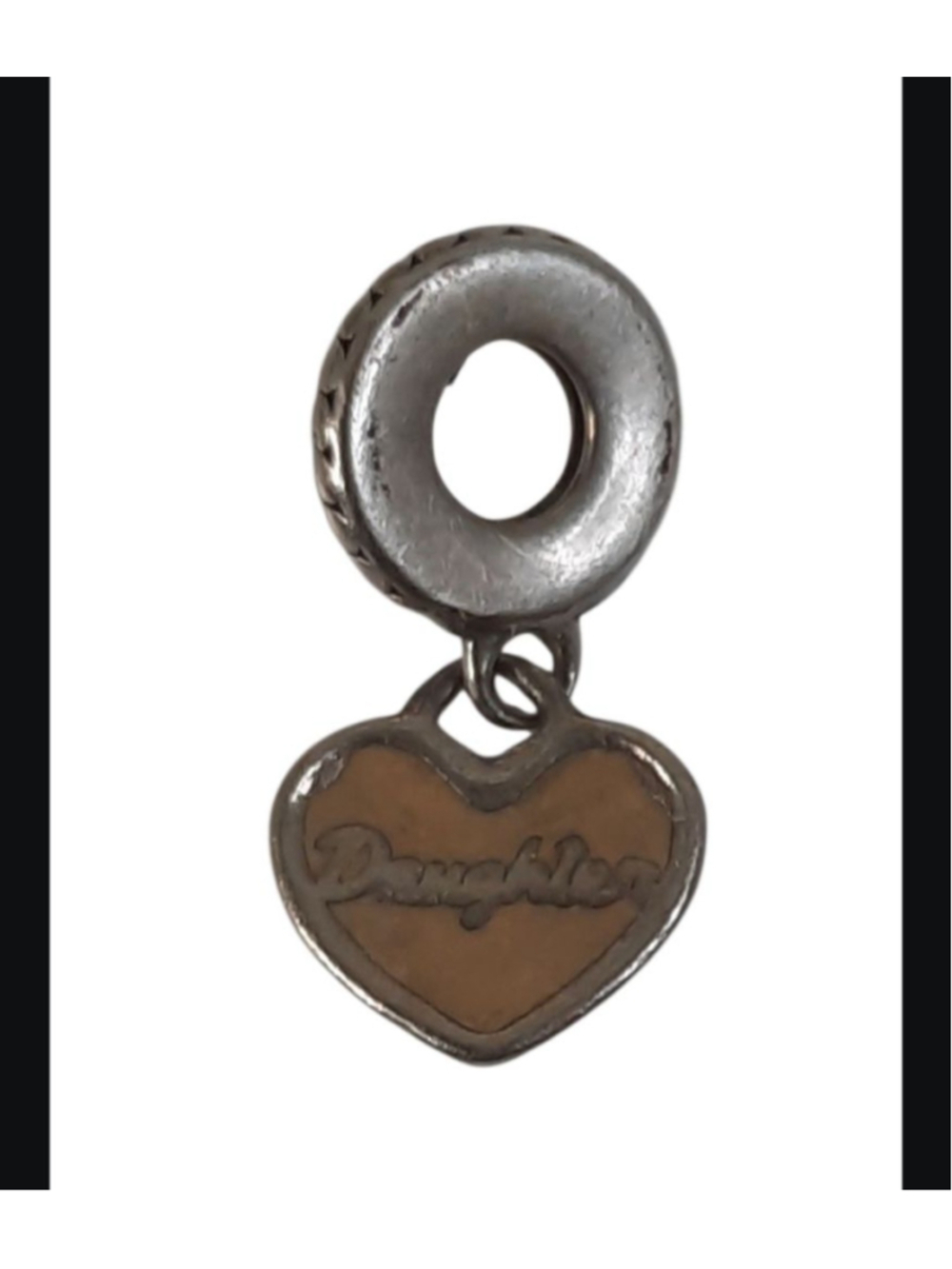 Pandora Sterling Silver 925 Enamel Daughter Heart Charm